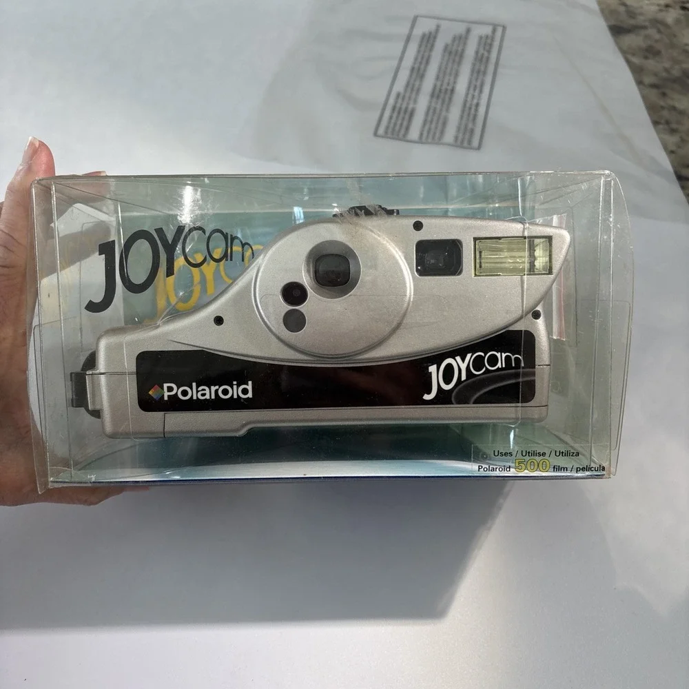 Polaroid Instant JoyCam 500 Point & Shoot Film‎ Camera Silver NOS New 3070
